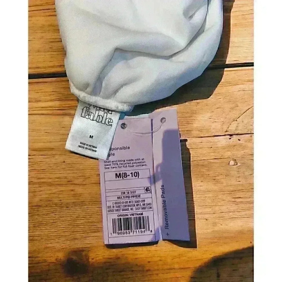 Wild Fable Bikini TOP M(8/10) And High Rise BOTTOM S(4/6) Red/White/Blue NWT - Picture 15 of 16